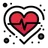 An illustration of an heart beat